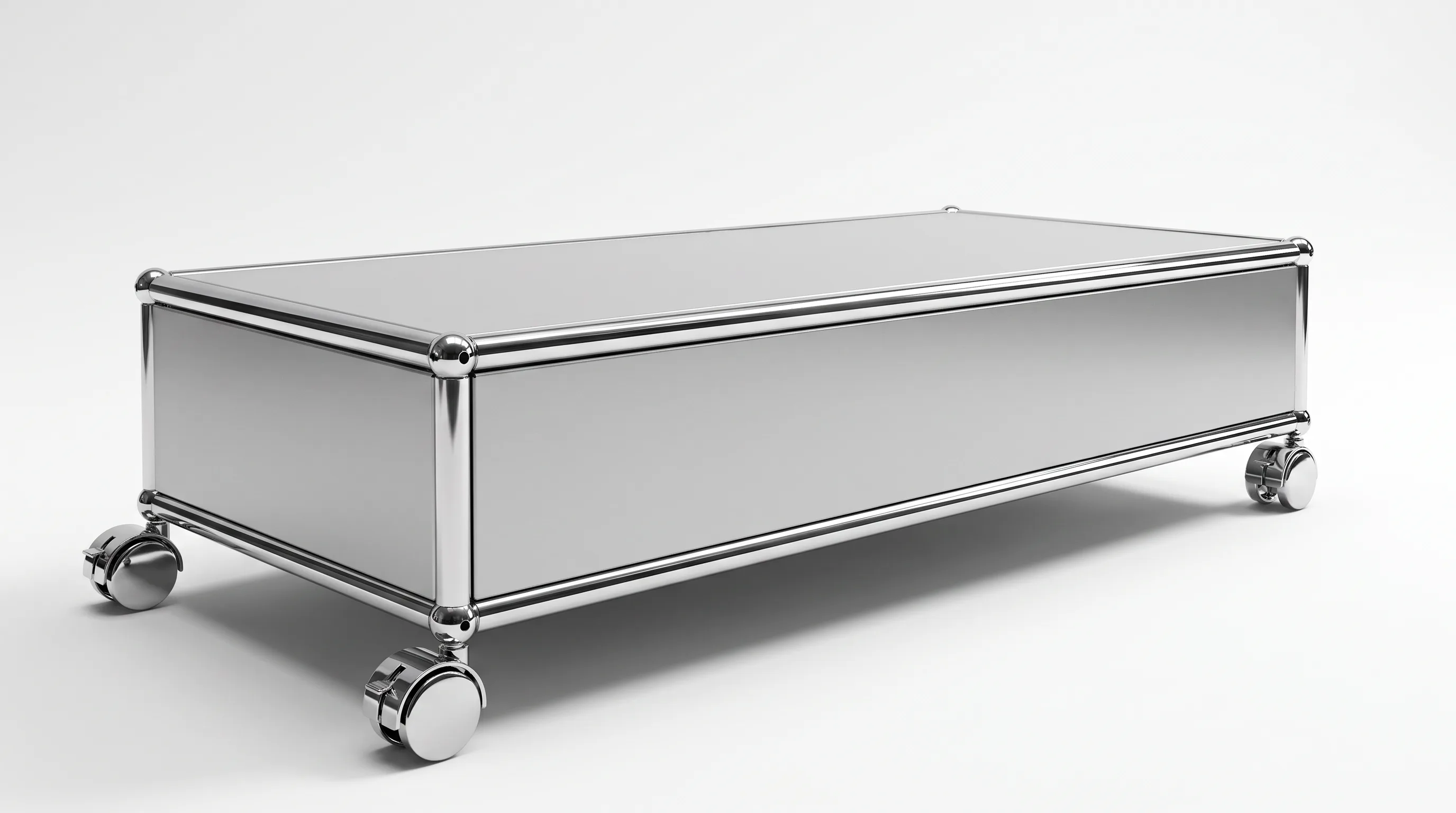 Individuell konfiguriertes USM Haller Möbel in USMMattsilber, ca. 2 kg – fotorealistische Vorschau